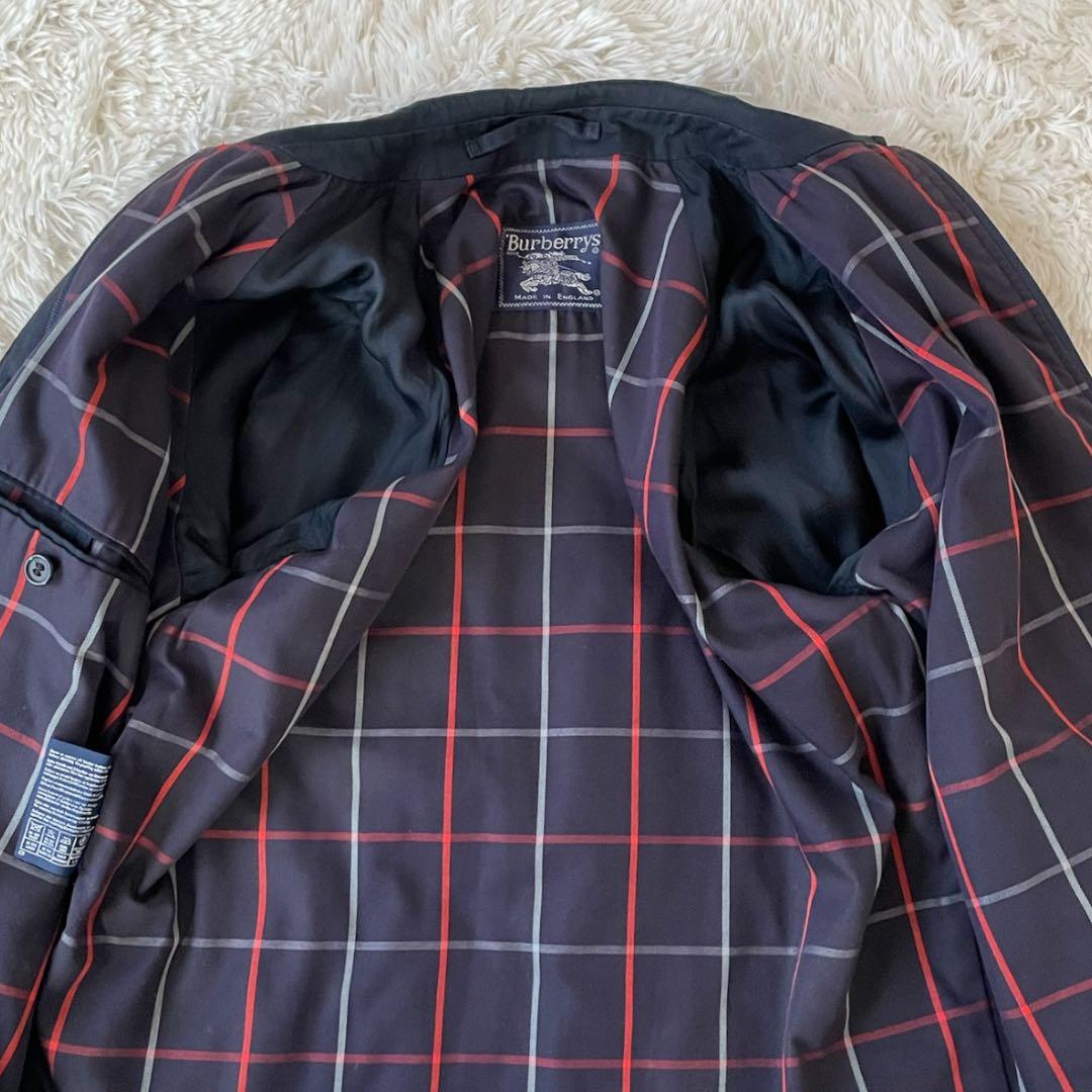 美品 80's ヴィンテージ バーバリー　スウィングトップ　ネイビー イギリス製