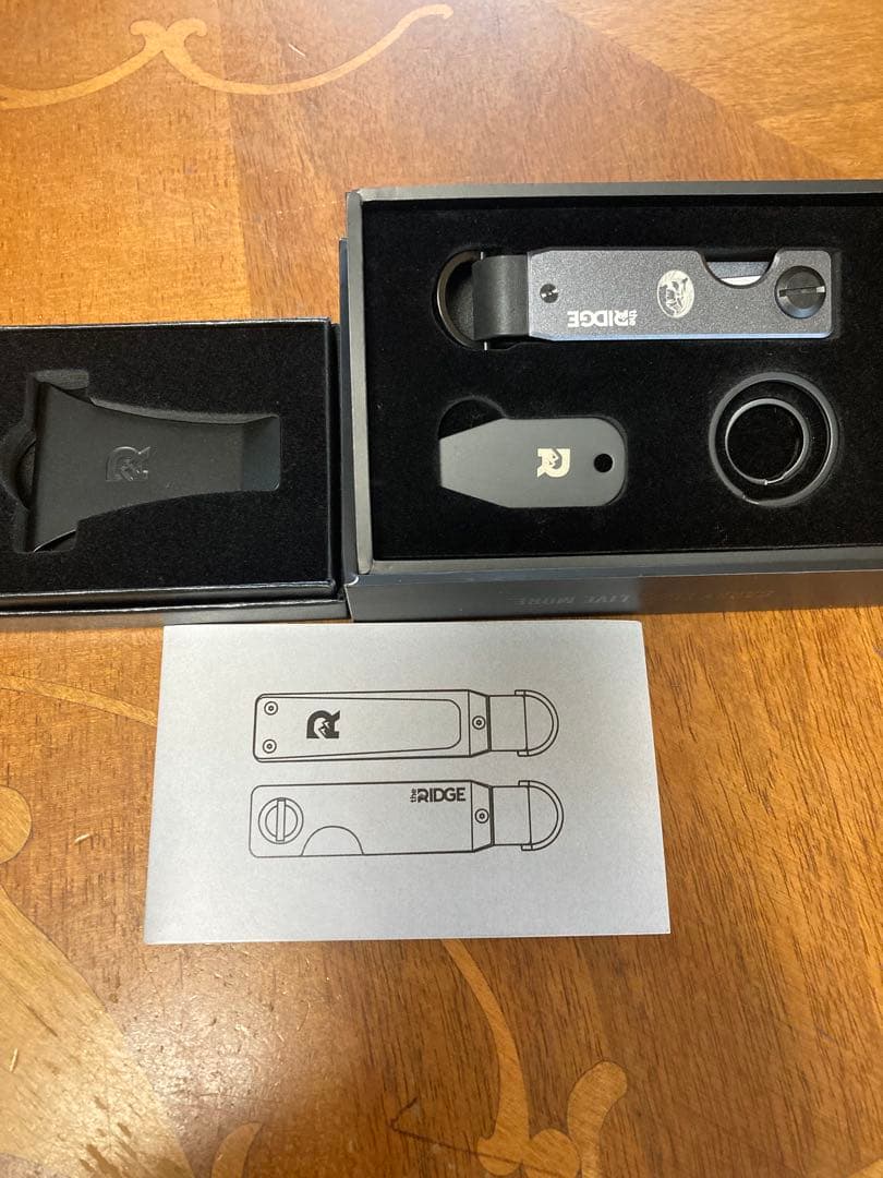 新品未使用 アメックス the ridge リッジ マネークリップ amex