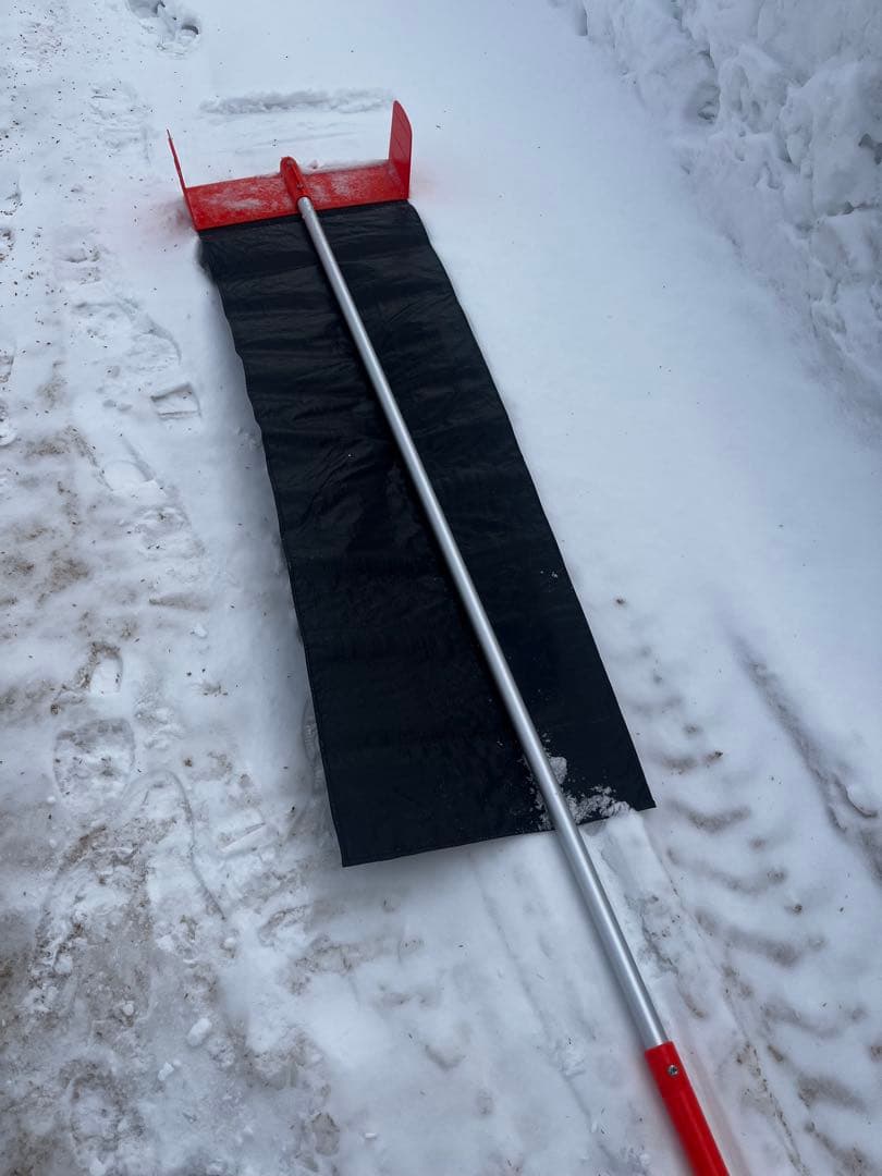 雪おろし スライダータイプ オレンジ/黒