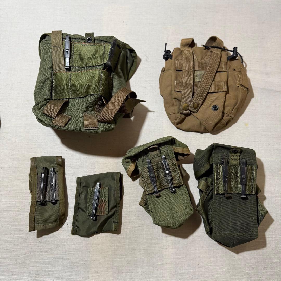 米軍実物 サバゲー タクティカルベスト マガジンポーチ 17点セット まとめ