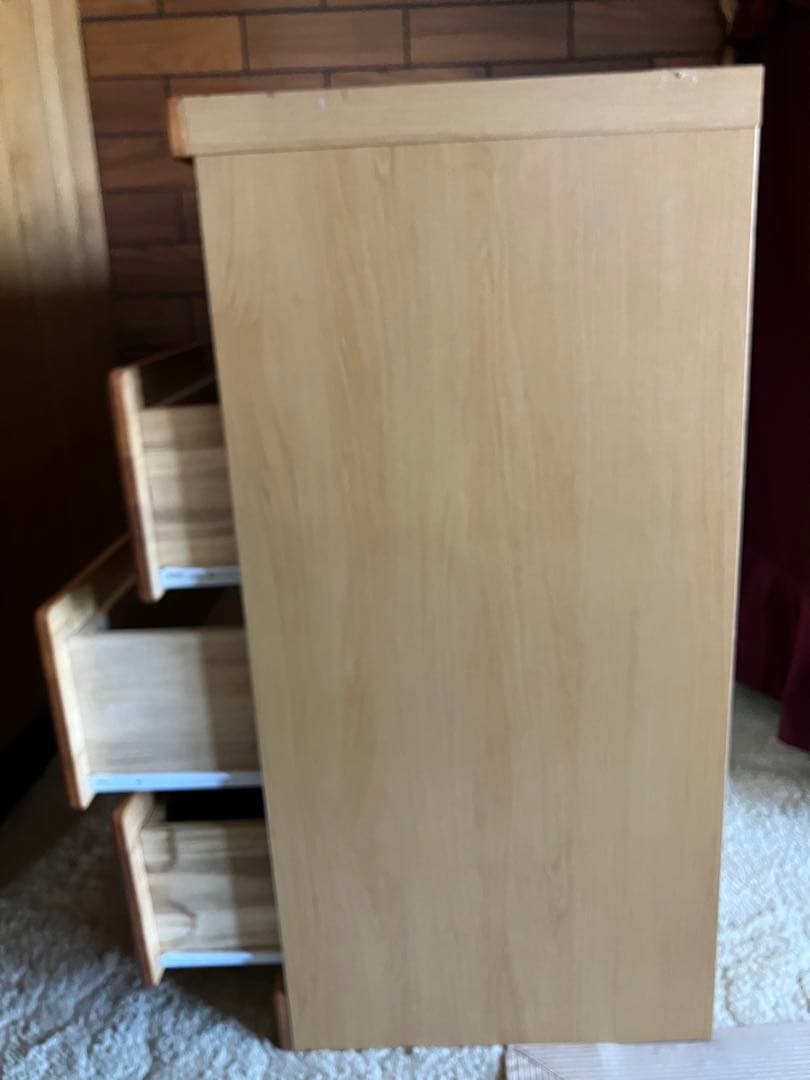 木製タンス　チェスト　洋服入れ