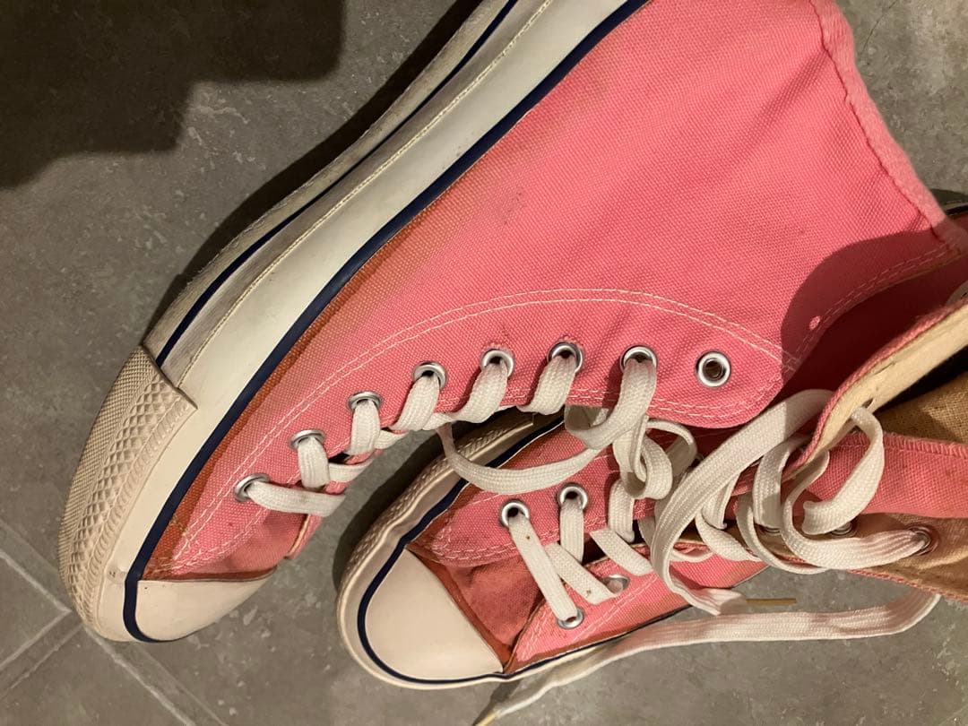 80s コンバースオールスター　オリジナル　ピンク　サイズ10 USA製　ハイ