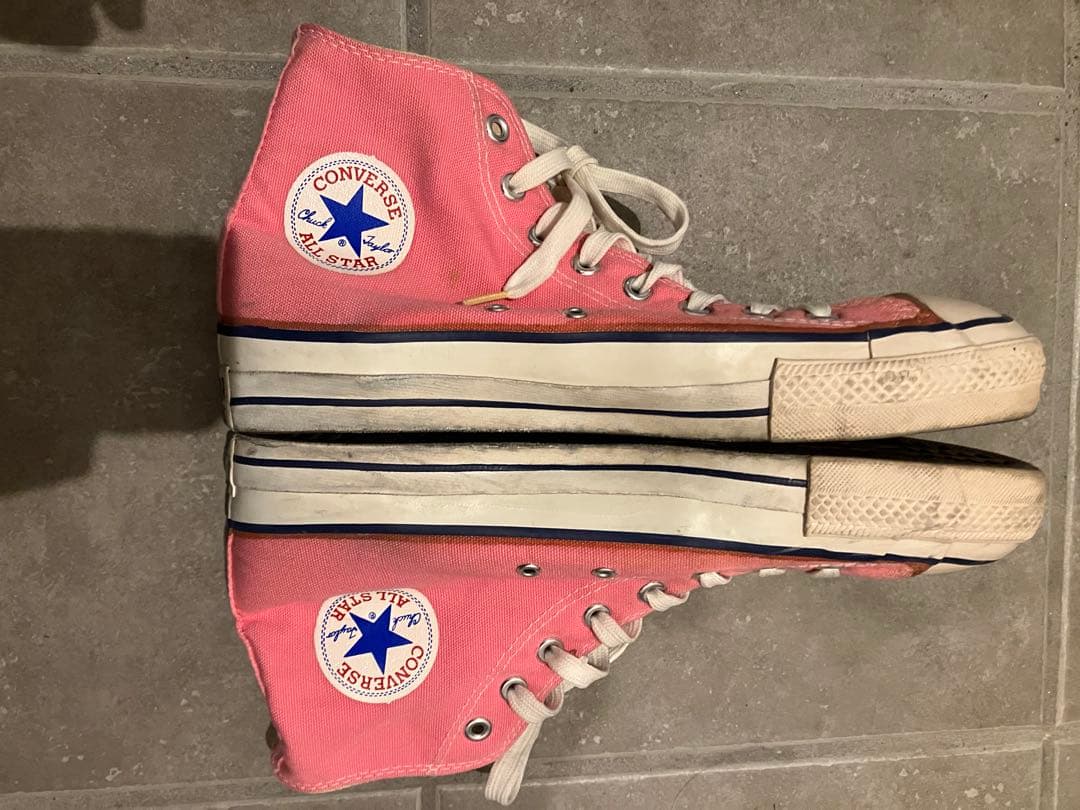 80s コンバースオールスター　オリジナル　ピンク　サイズ10 USA製　ハイ