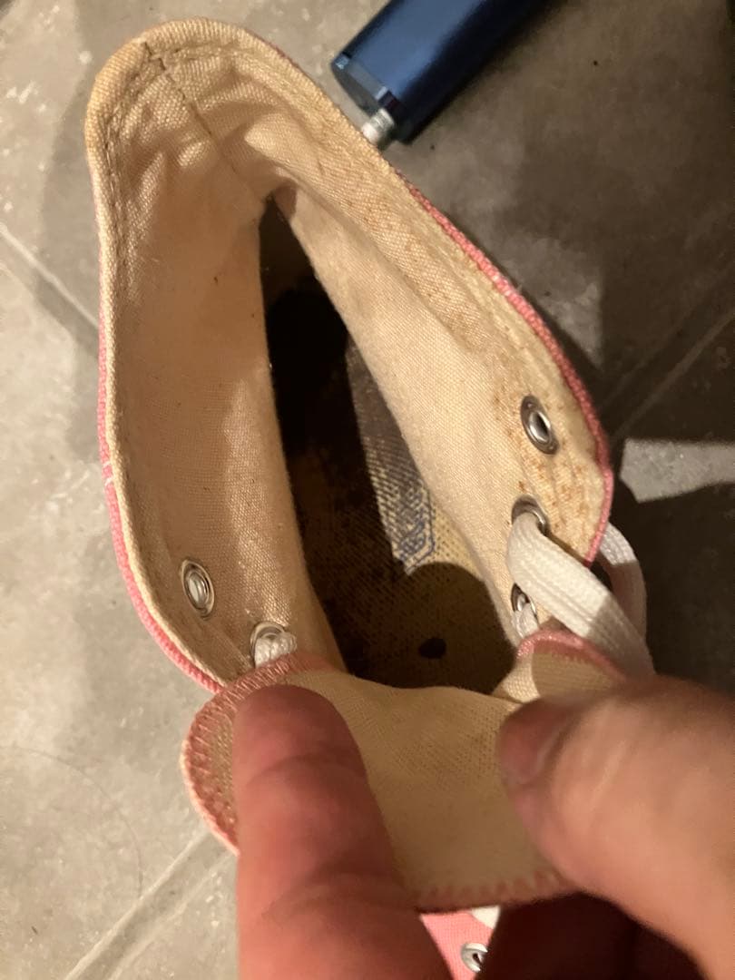 80s コンバースオールスター　オリジナル　ピンク　サイズ10 USA製　ハイ