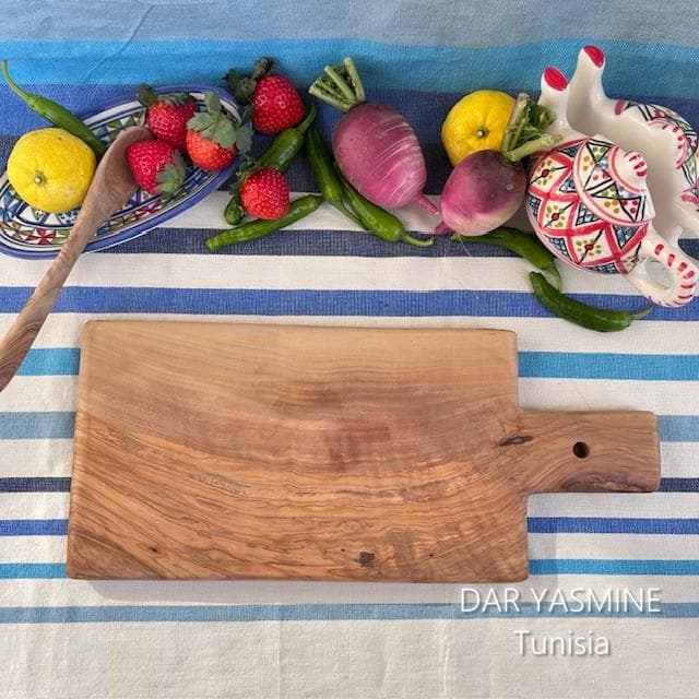 オリーブの木　持ち手角型　シンプルながらもオリーブの良さを　約39.5cm