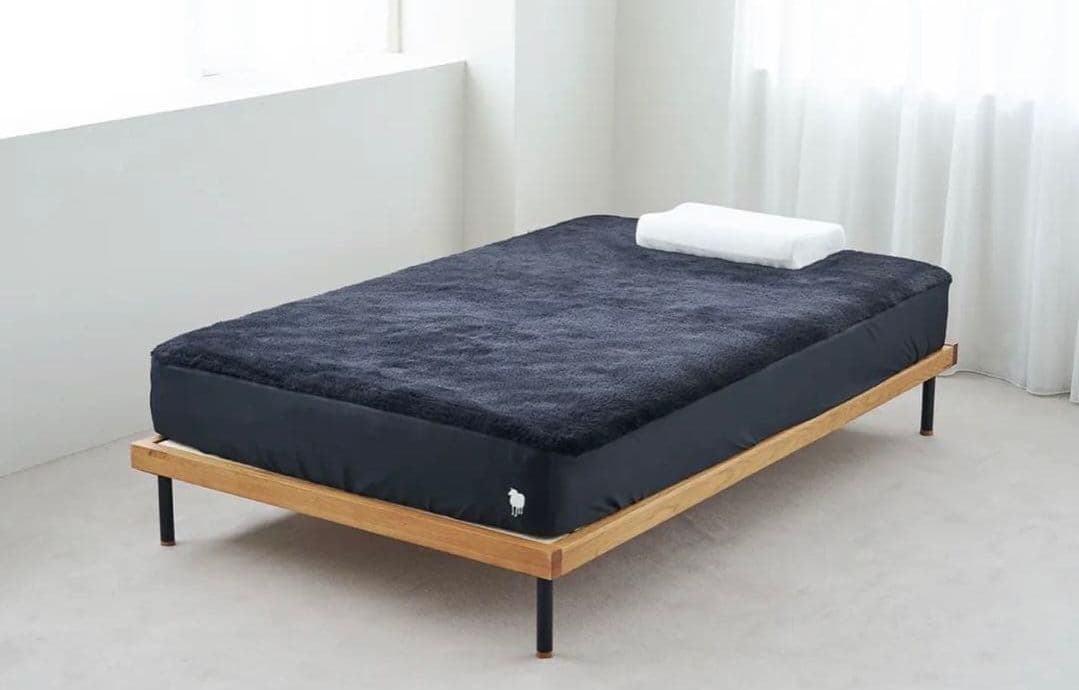 【未使用】ヒツジのいらないシーツ ファイヤーブースト シングル 黒 極暖