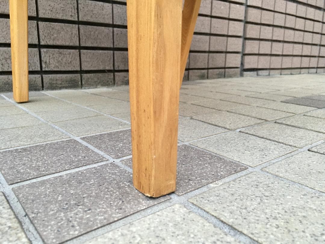 【直接引取可 希少廃盤】無印良品 MUJI タモ材 ラウンジチェア アームチェア