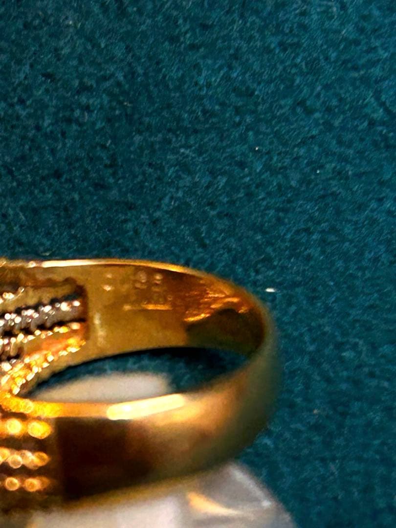 K18 ダイヤ　リング　Vergano(Itary)