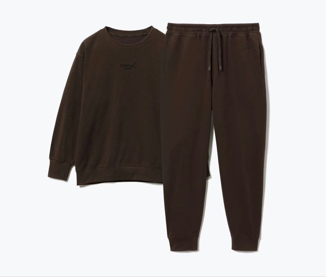 BAKUNE 上下スウェット ウィメンズ/M ブラウン