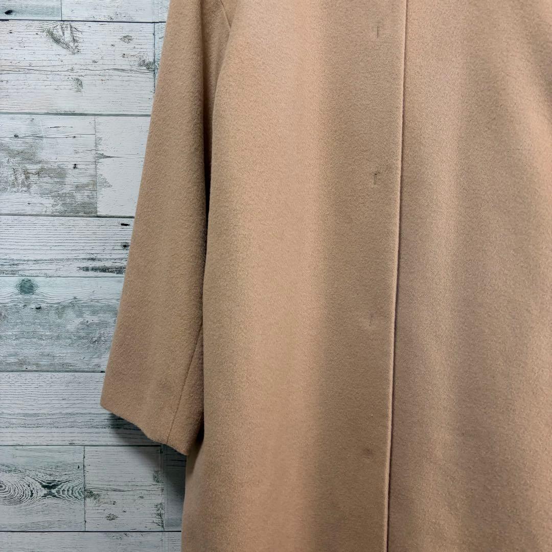 ☆未使用☆ナラカミーチェ　クルーネックコート　Ｉラインシルエット　ベージュ