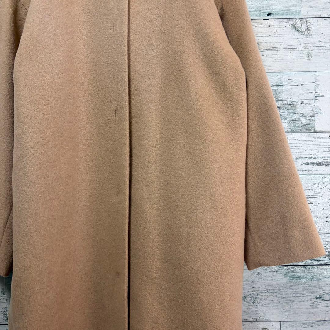 ☆未使用☆ナラカミーチェ　クルーネックコート　Ｉラインシルエット　ベージュ