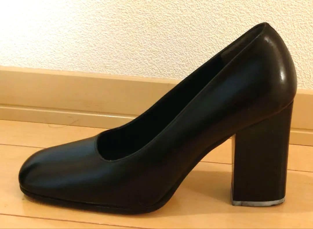 GUCCI ブラック レザーヒール 約10cm