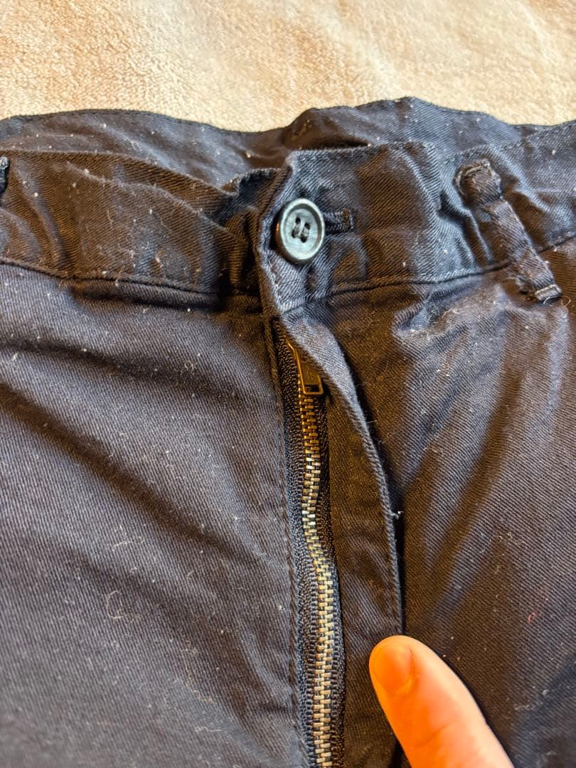 COMME des GARCONS HOMME カーゴパンツ 黒 AD2005