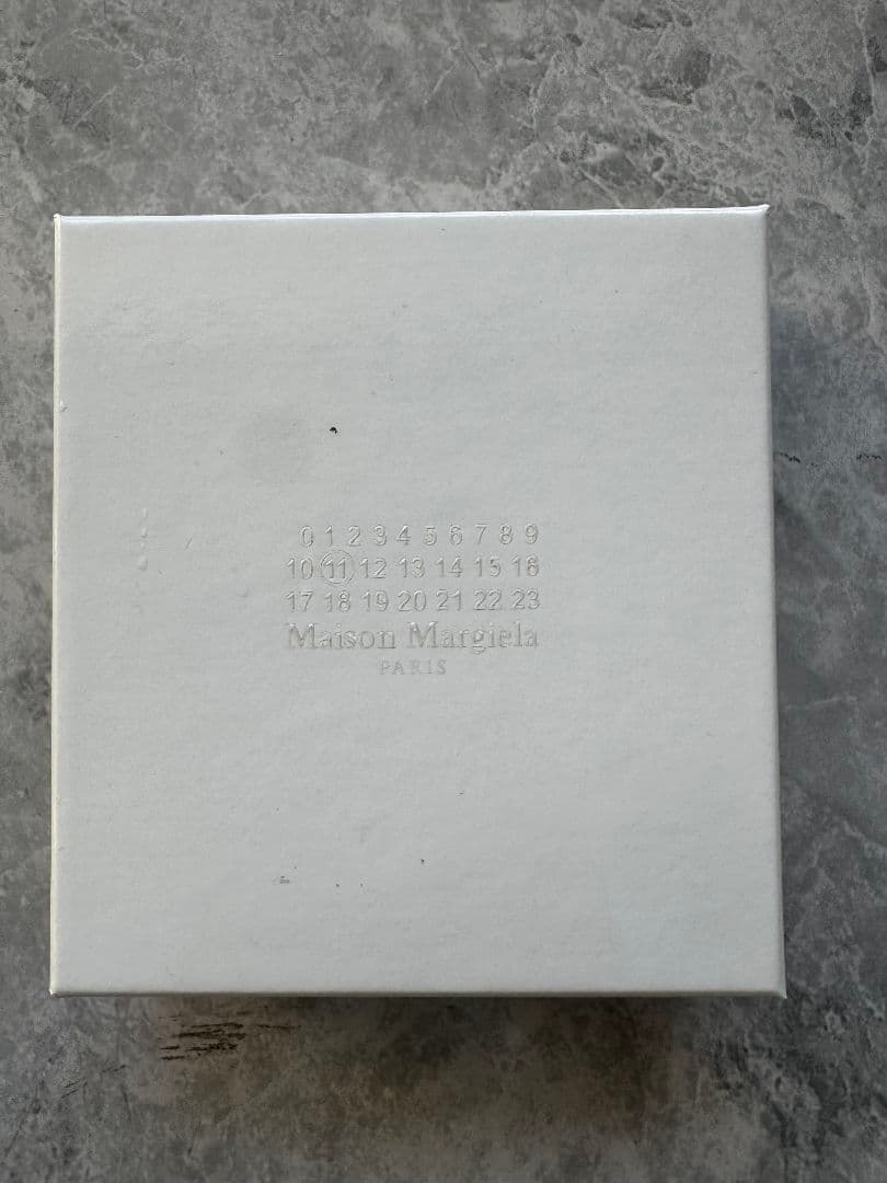 Maison Margiela ブラックレザー二つ折りウォレット