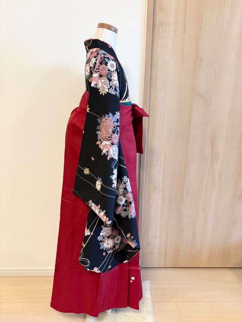 袴 小学生 卒業式 キャサリンコテージ 黒 赤 M2509024