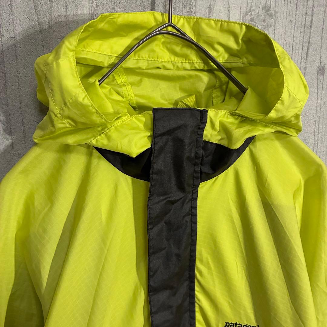 【最高カラー/00s】パタゴニア　刺繍ロゴ入　シェルジャケット　M