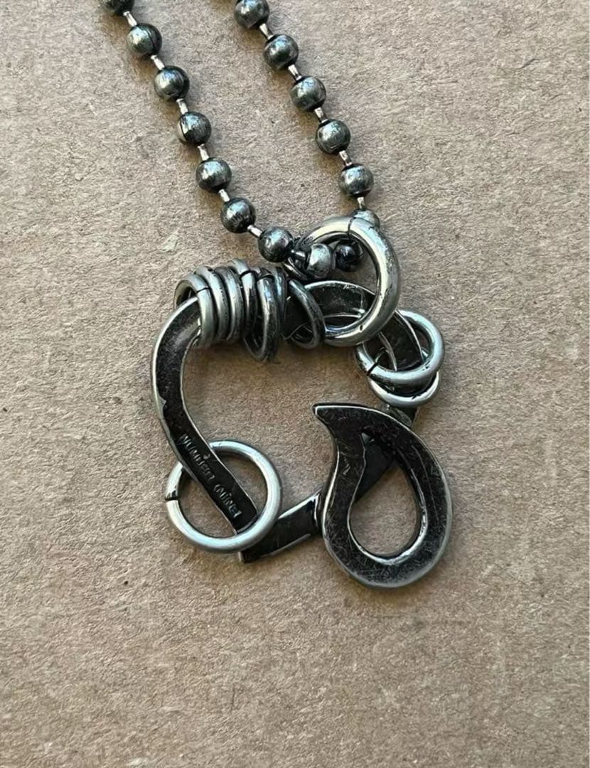 初期 ナンバーナイン number nine ハート涙 ネックレス