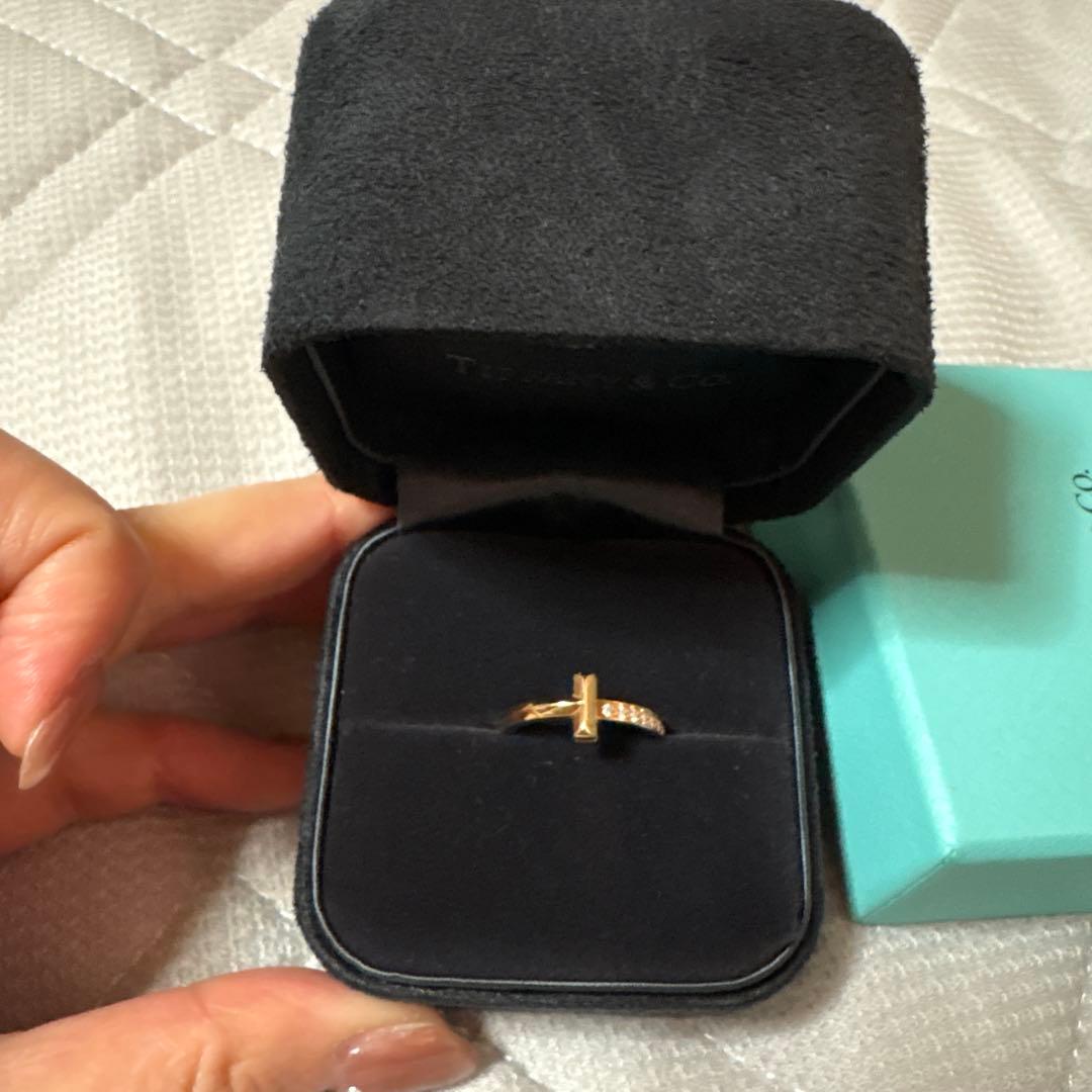 Tiffany & Co. ティファニー　ティーワンリング　9号　PG