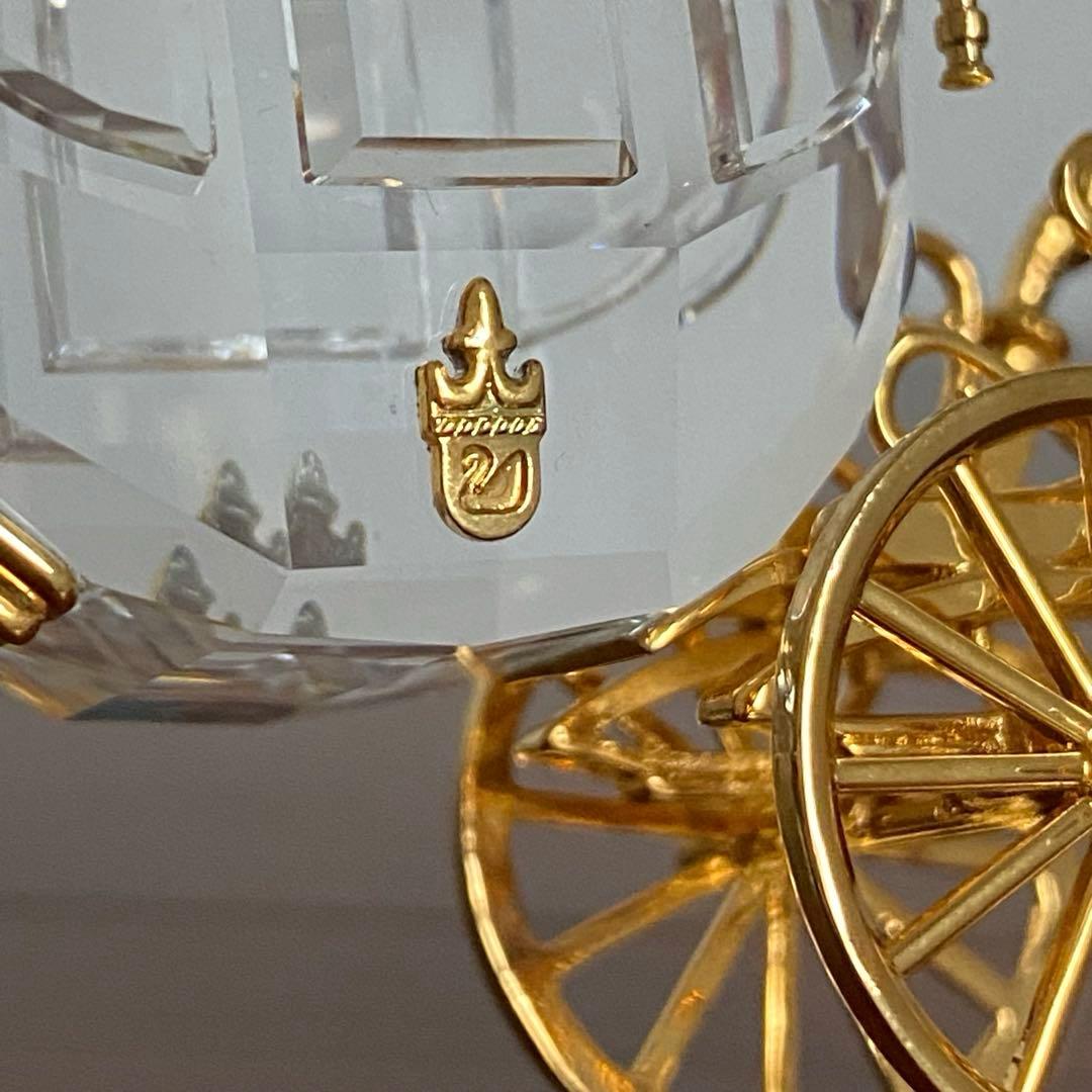 SWAROVSKI スワロフスキー クリスタル 馬車 置物