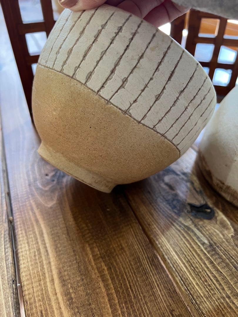 人気作家　rutawarawajifuさん　大きめ丼　麺鉢　ペア新品未使用