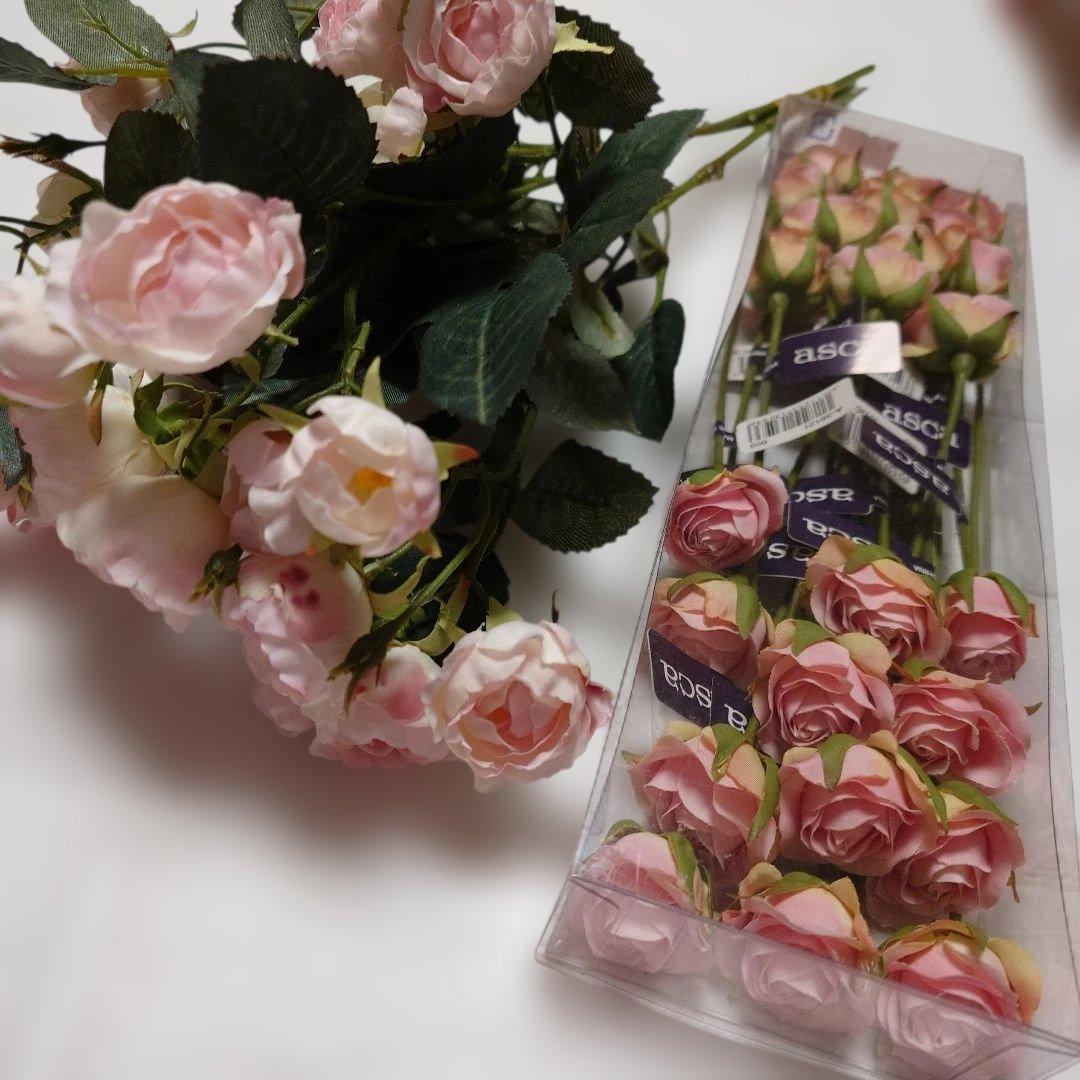 asca A-38121 24本 ミニ薔薇 A-36035 3本