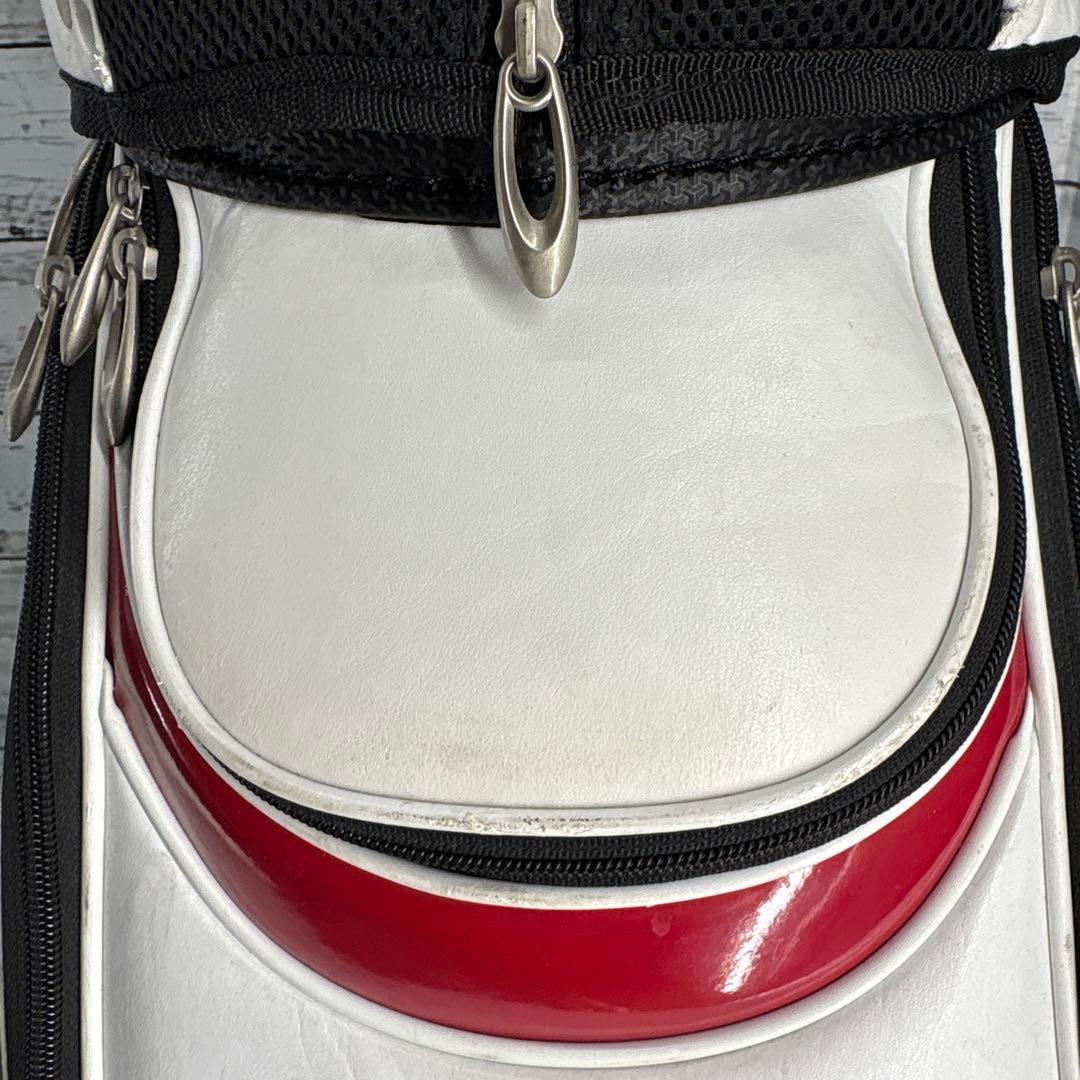 ツアーステージキャディバッグ ホワイト/ブラック