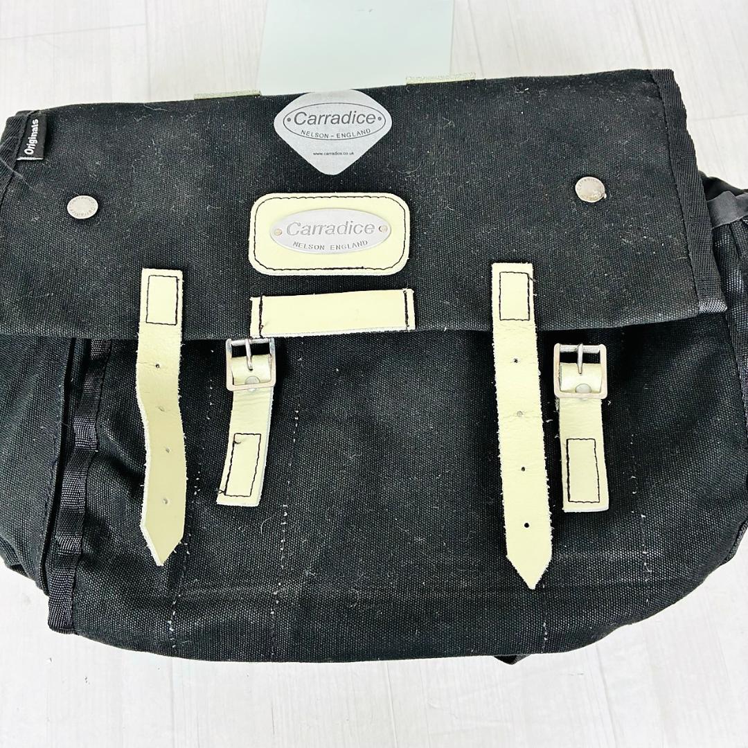 ★美品★ Carradice サドルバッグ 英国製 自転車 本革 キャンバス 黒