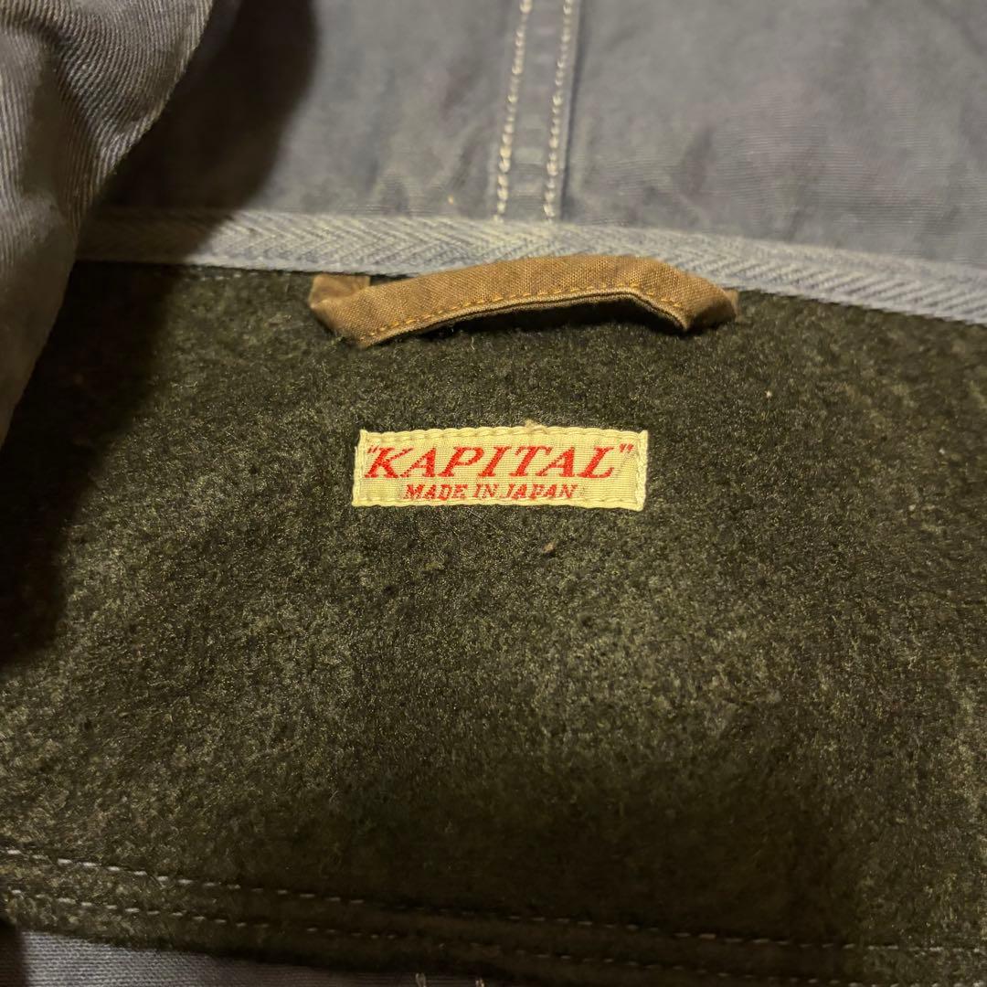 希少 KAPITAL キャピタル リングコート ネイビー M