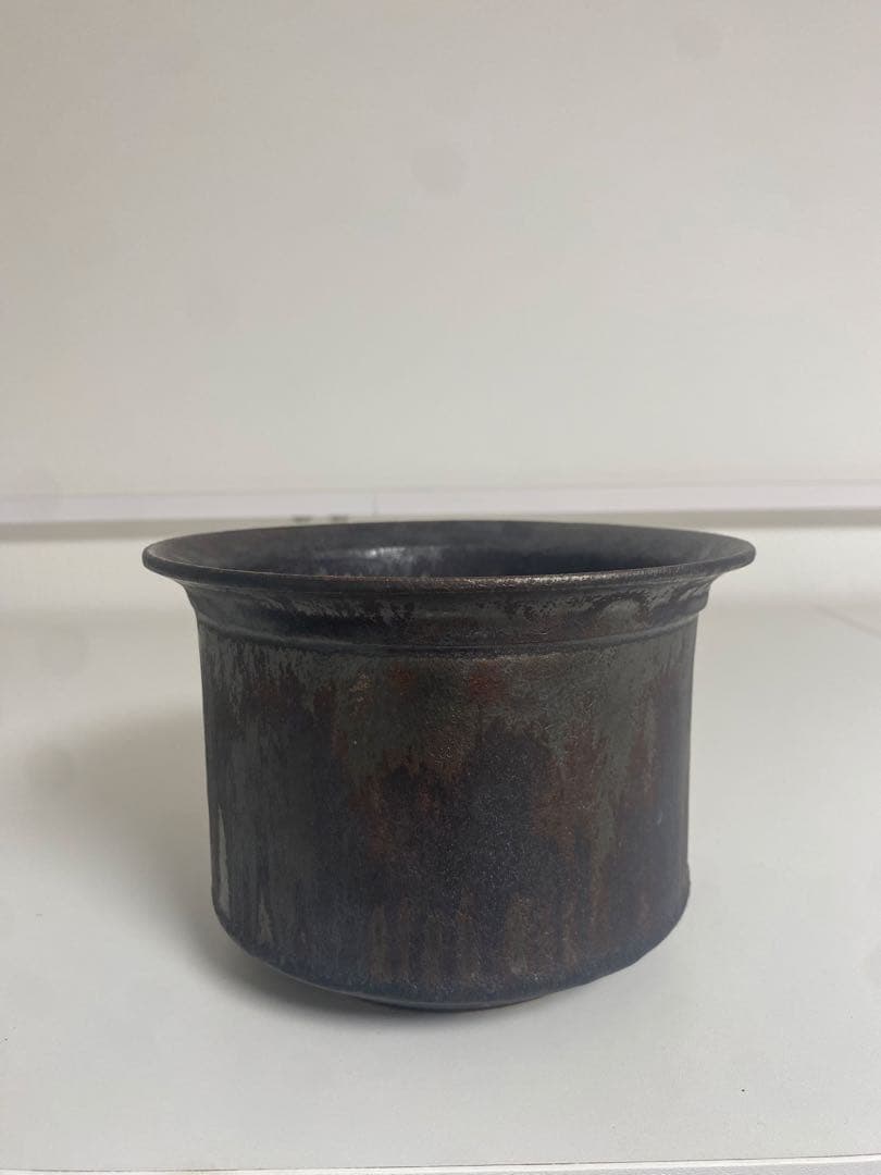 【未使用品】カタチ製作所　Lサイズ リム エイジングブラックMederu pot