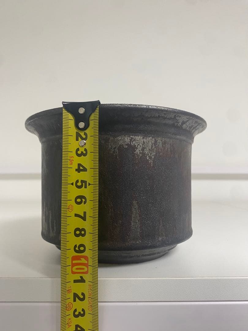 【未使用品】カタチ製作所　Lサイズ リム エイジングブラックMederu pot