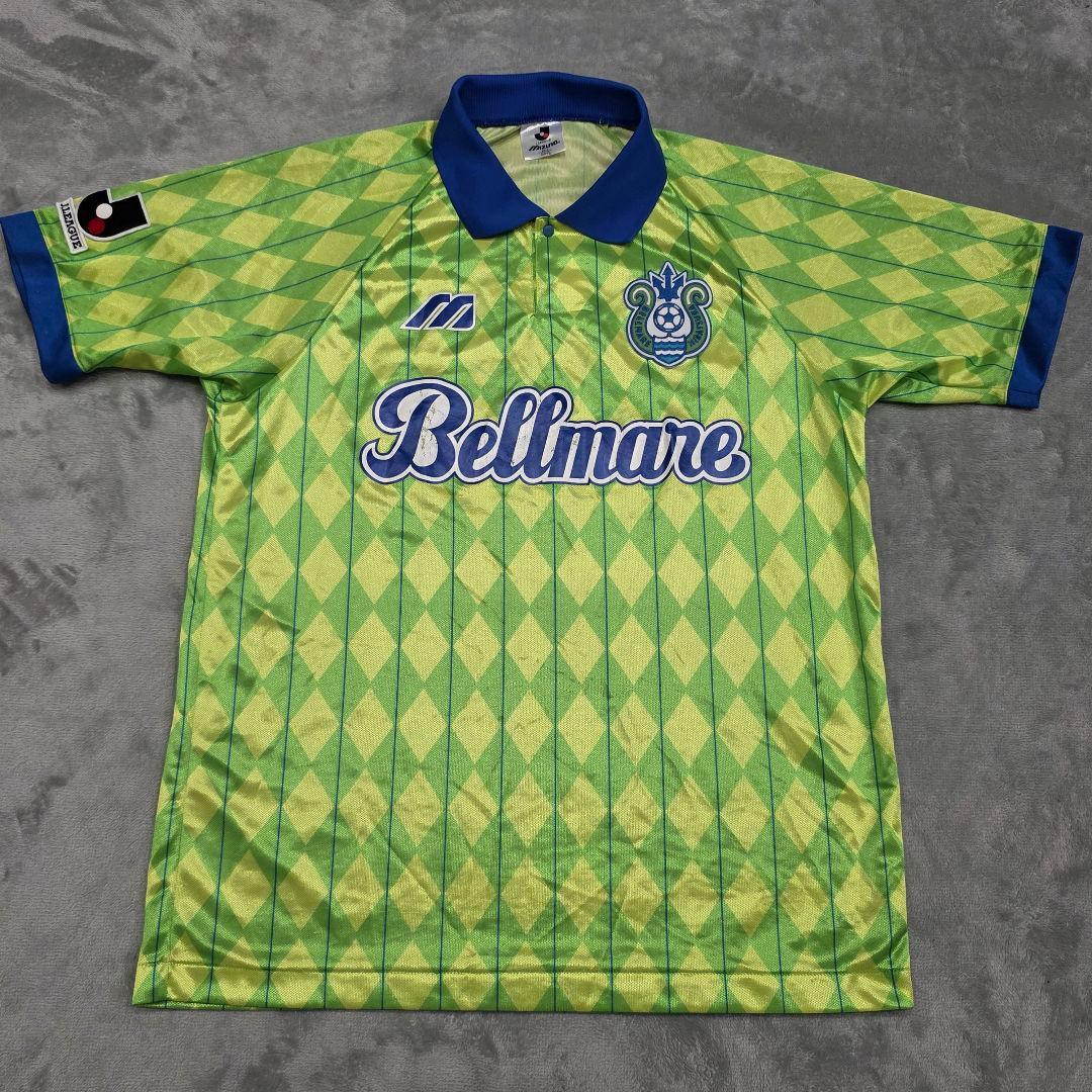 ベルマーレ平塚　1994　ユニフォーム　L　MIZUNO　ミズノ　Jリーグ　黄緑