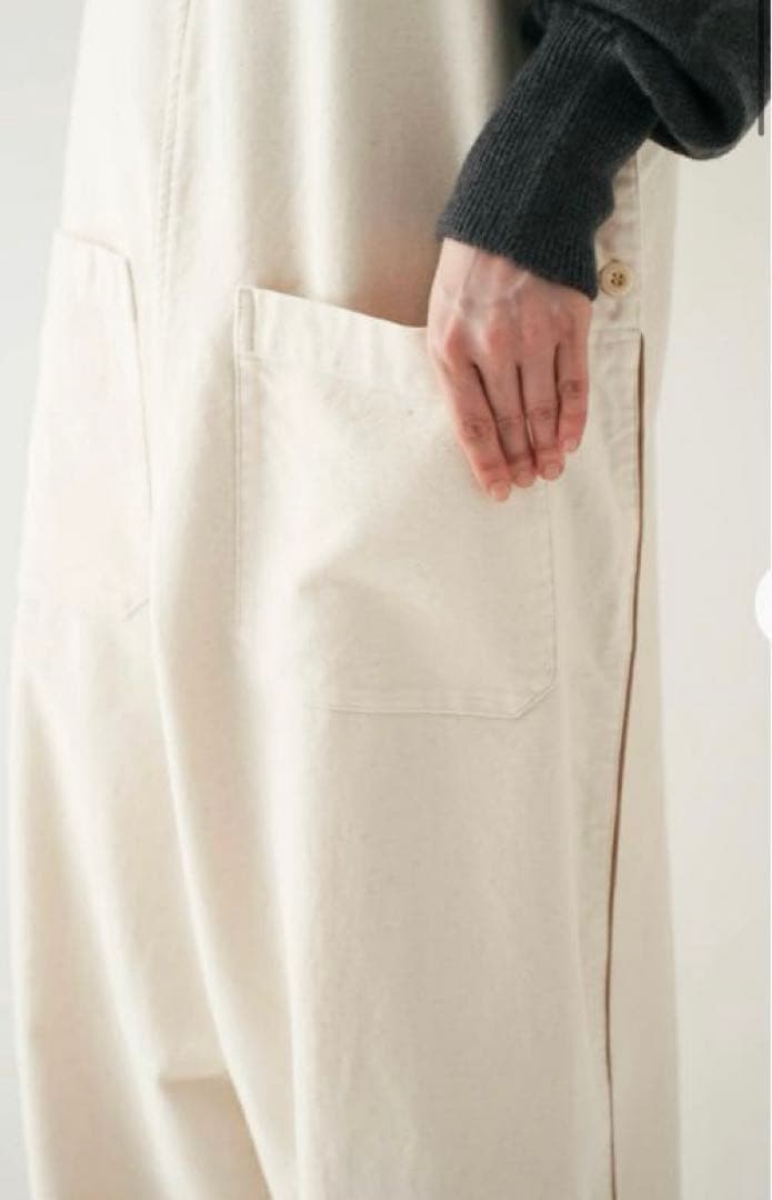 2025AW 新品未使用　nest Robe モールスキンサロペット　キナリ