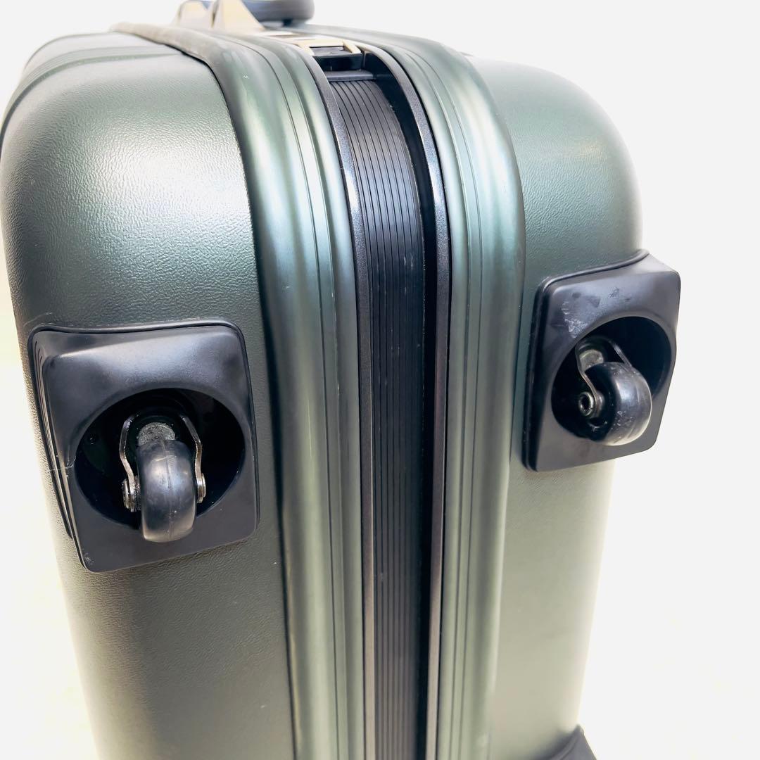 Samsonite サムソナイト スーツケース メタリックグリーン 鍵2本付き
