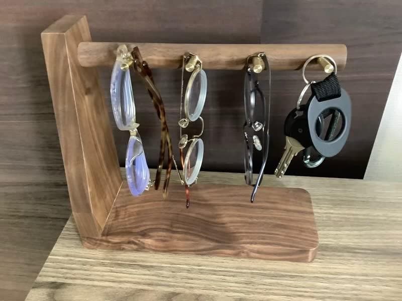 胡桃木製 鍵ホルダー