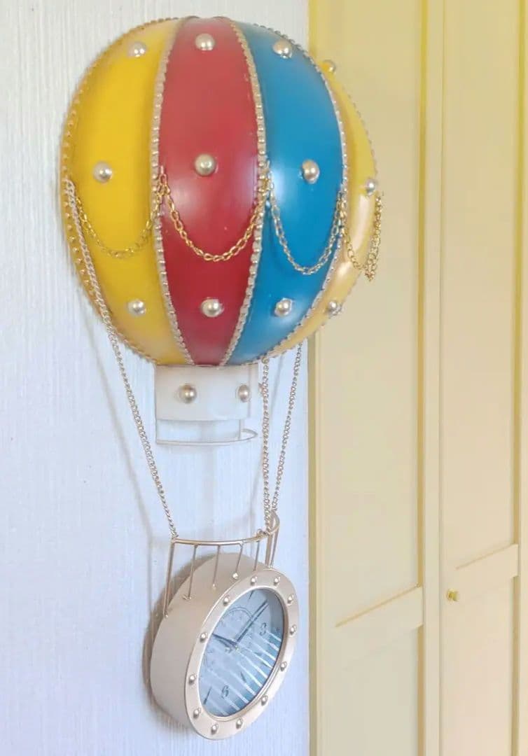 アンティーク スチームパンク 珍しい 気球 時計