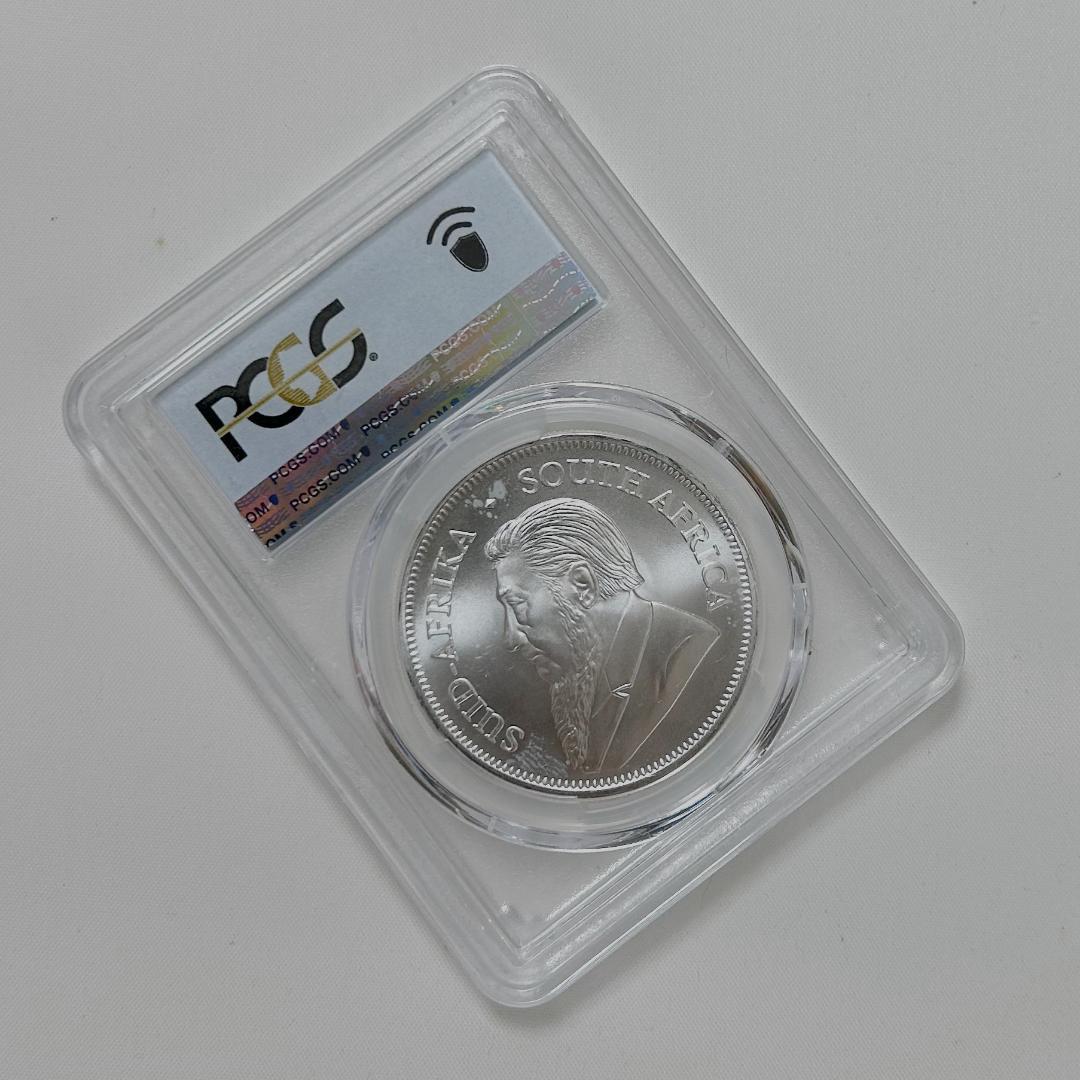 2024年 南アフリカ　クルーガーランド銀貨 PCGS MS70 1KR/１oz