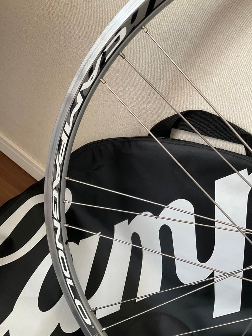 カンパニョーロ　カムシンホイール　シルバー　シマノ&カンパフリー