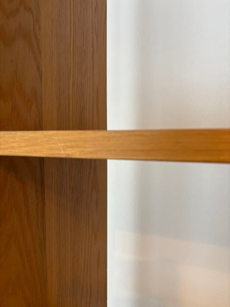 （引き取り限定）無印良品 スタッキングシェルフ・5段・オーク材 高さ200cm