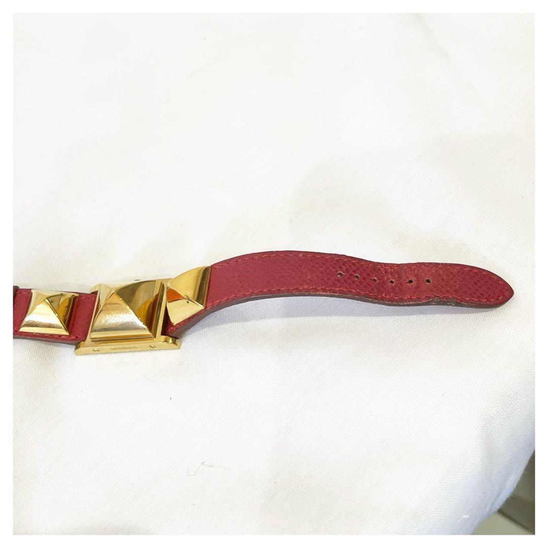 エルメス クォーツ ホワイト文字盤 メドール 腕時計 白文字盤 稼働品