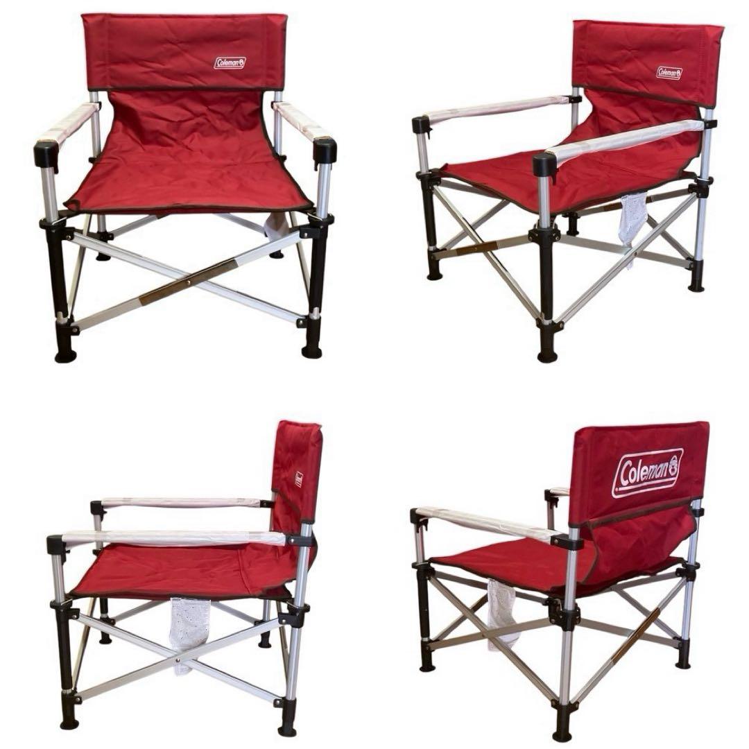 Coleman 2WAYキャプテンチェア 2脚セット　コールマン　赤　緑