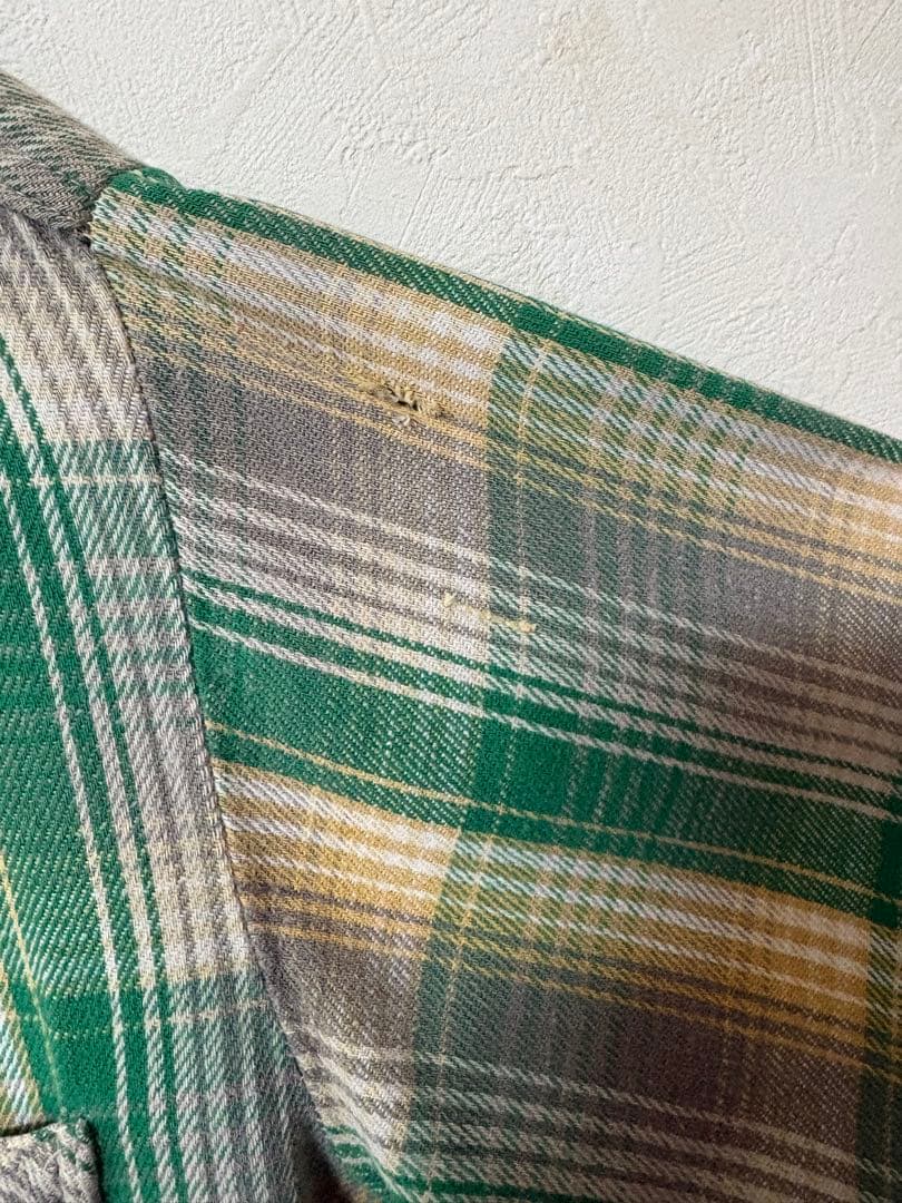 B*y様 60s BIGMACビンテージ フランネルチェックシャツ penney