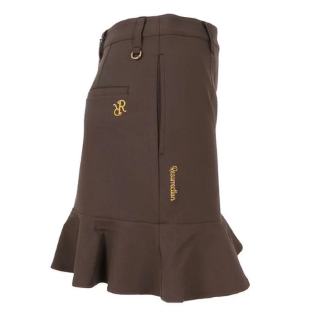 【Sサイズ】レザレクション ソフトサーモペプラムスカート (インナーパンツ付)