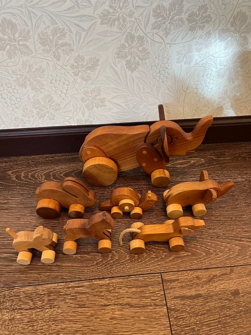 ORSKOV | オルスコフ　動物　置物　木製 北欧 インテリア　7点