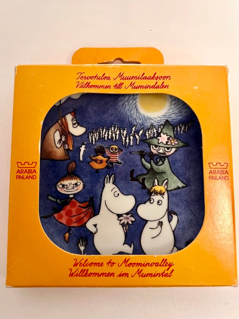 ARABIA ムーミン ウォールプレート 「舞踏会 (Ball)」【未使用品】