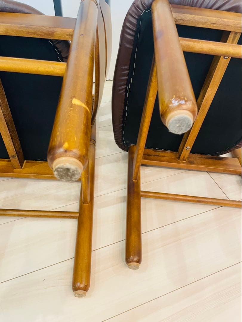 【カリモク】コロニアル　ダイニングチェア　椅子　2脚セット