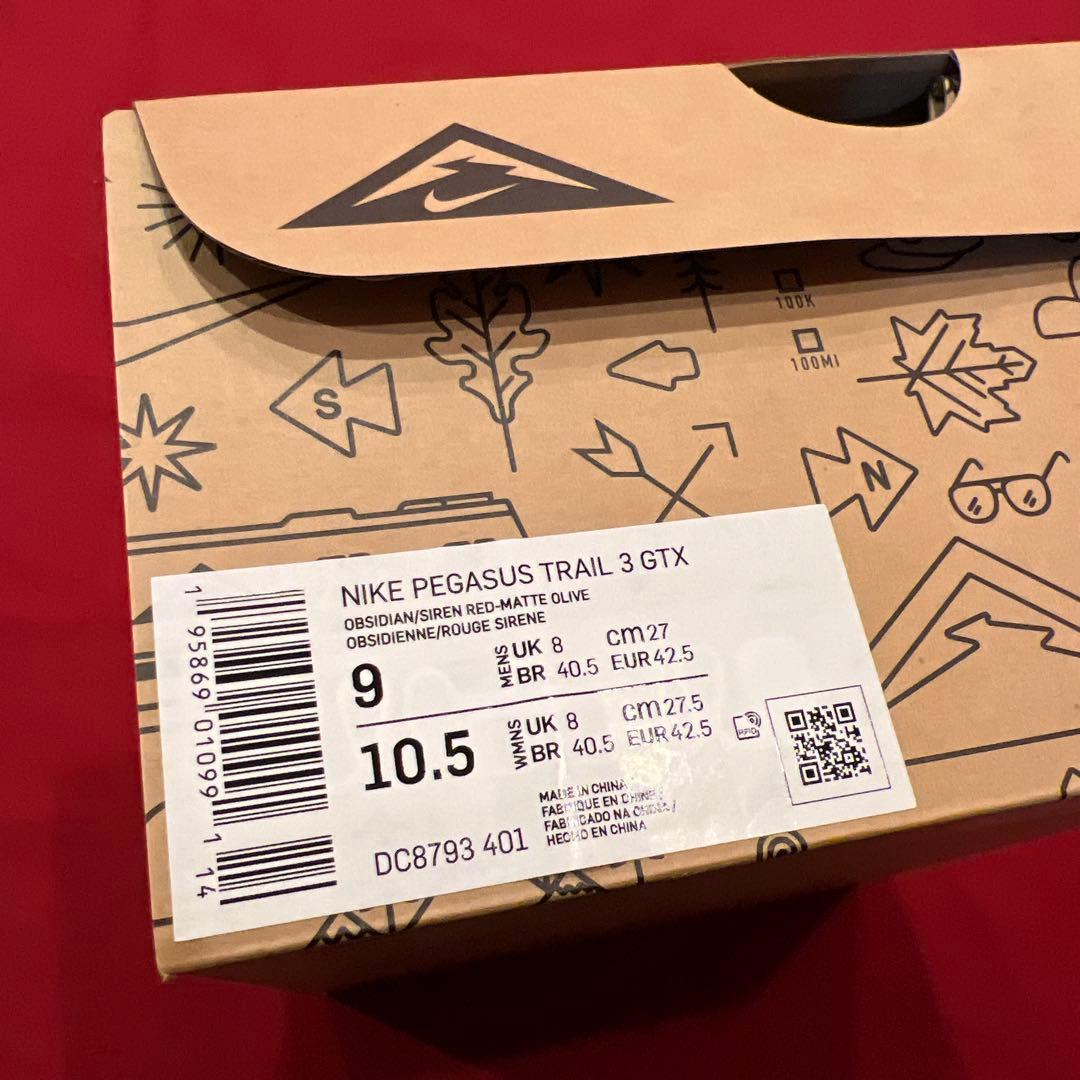 NIKE　ペガサス トレイル 3 ゴアテックス　ランニングシューズ　トレラン
