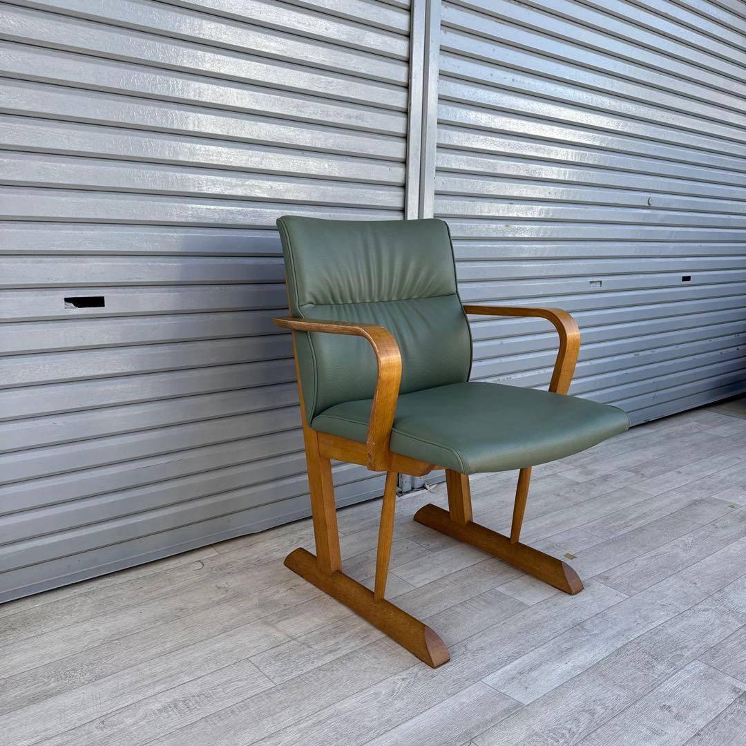 飛騨産業　アームチェア　ダイニングチェア　円空　佐々木敏光 デザイナー ②