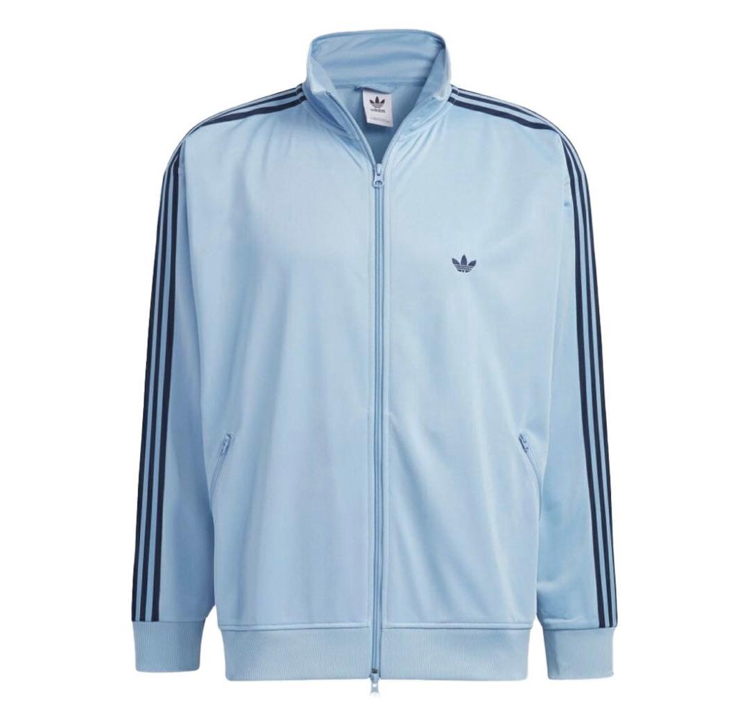 adidas トラックジャケット ベッケンバウアー ジェンダーニュートラル 水色