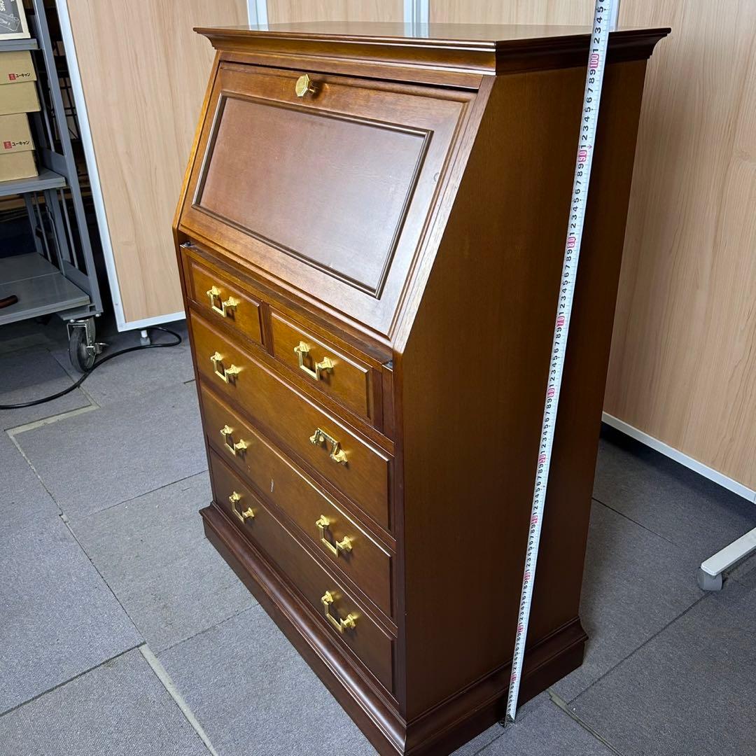 【送料込】maruni マルニ木工 地中海 ライティングビューロー