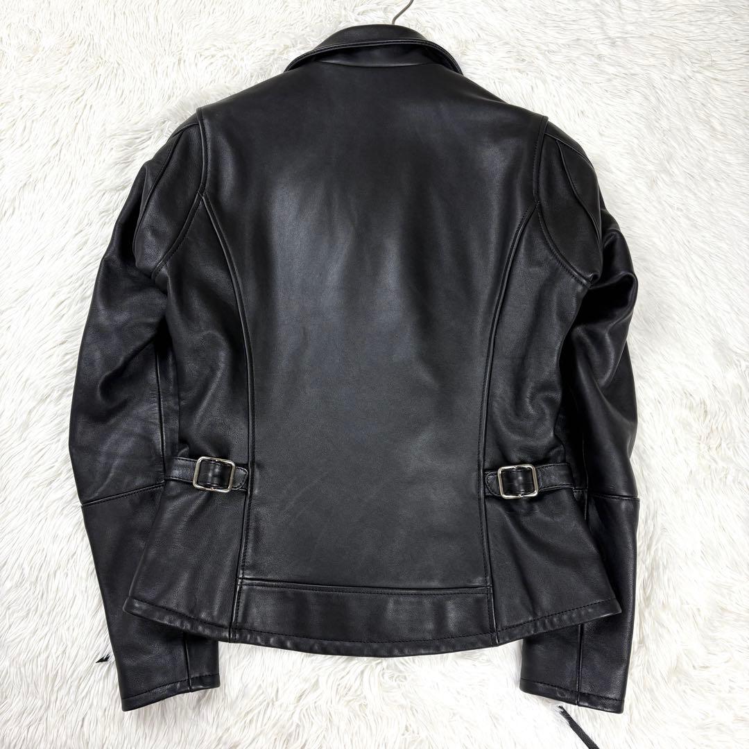 美品　KADOYAレザー ダブル　ライダースジャケット